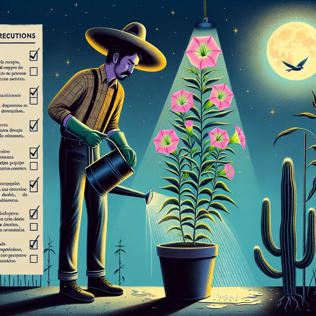 Precauciones ⁢Esenciales al Cultivar Don⁤ Diego ⁢de Noche